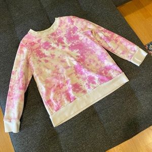Girls Tie Dyed Print Cat & Jack sweatshirt, size medium 7/8